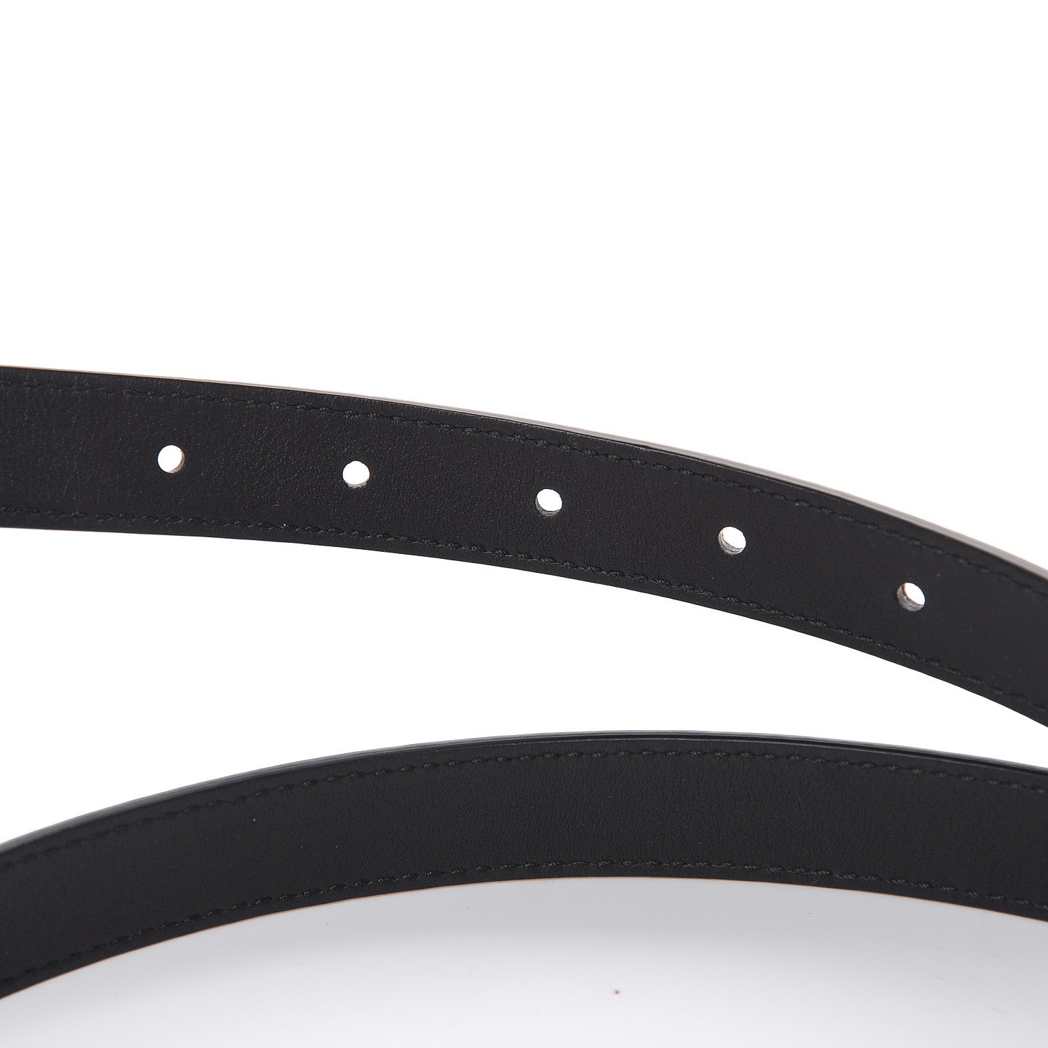 Gucci Calfskin Double G 20mm Belt 95 38 Black 4 of 6