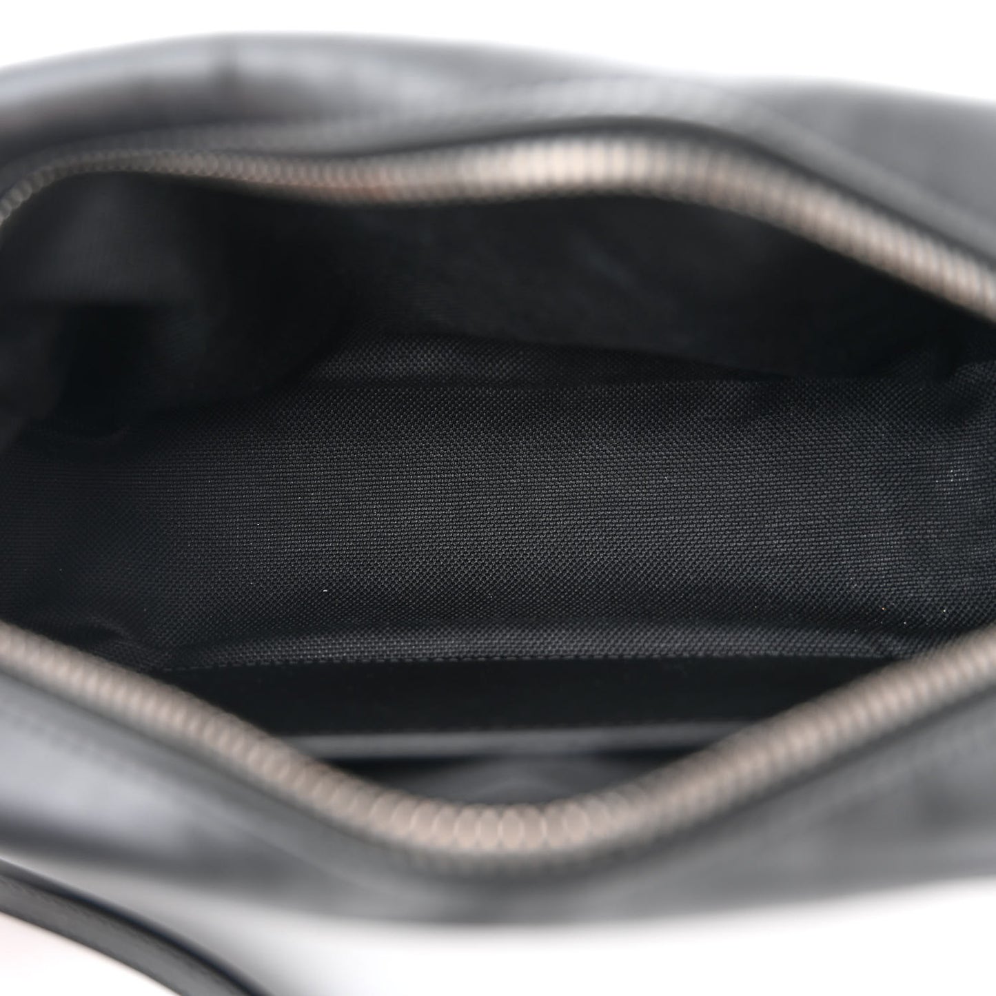Calfskin Matelasse Monochrome Small GG Marmont Chain Shoulder Bag Black