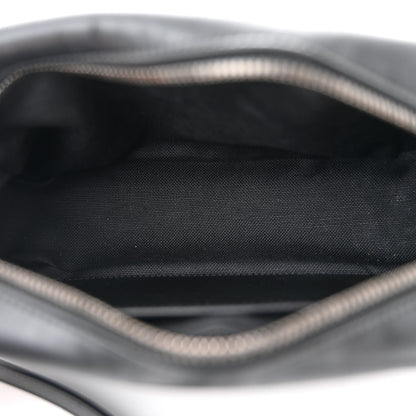 Gucci Calfskin Matelasse Monochrome Small GG Marmont Chain Shoulder Bag Black 5 of 11
