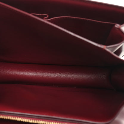 Celine Box Calfskin Medium Classic Box Flap Bag Burgundy 5 of 11