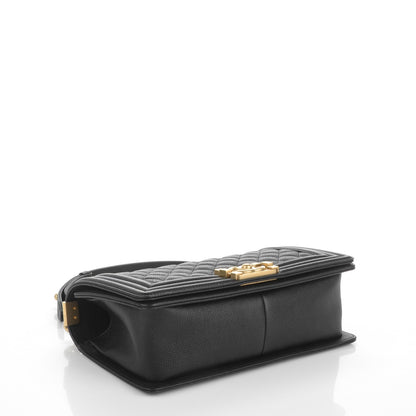 Chanel Caviar Quilted Medium Boy Flap Black 4 of 7