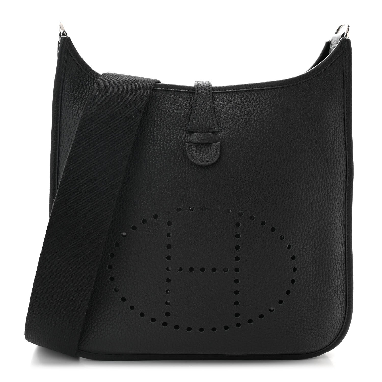 Hermes Taurillon Clemence Evelyne III PM Black 1 of 10