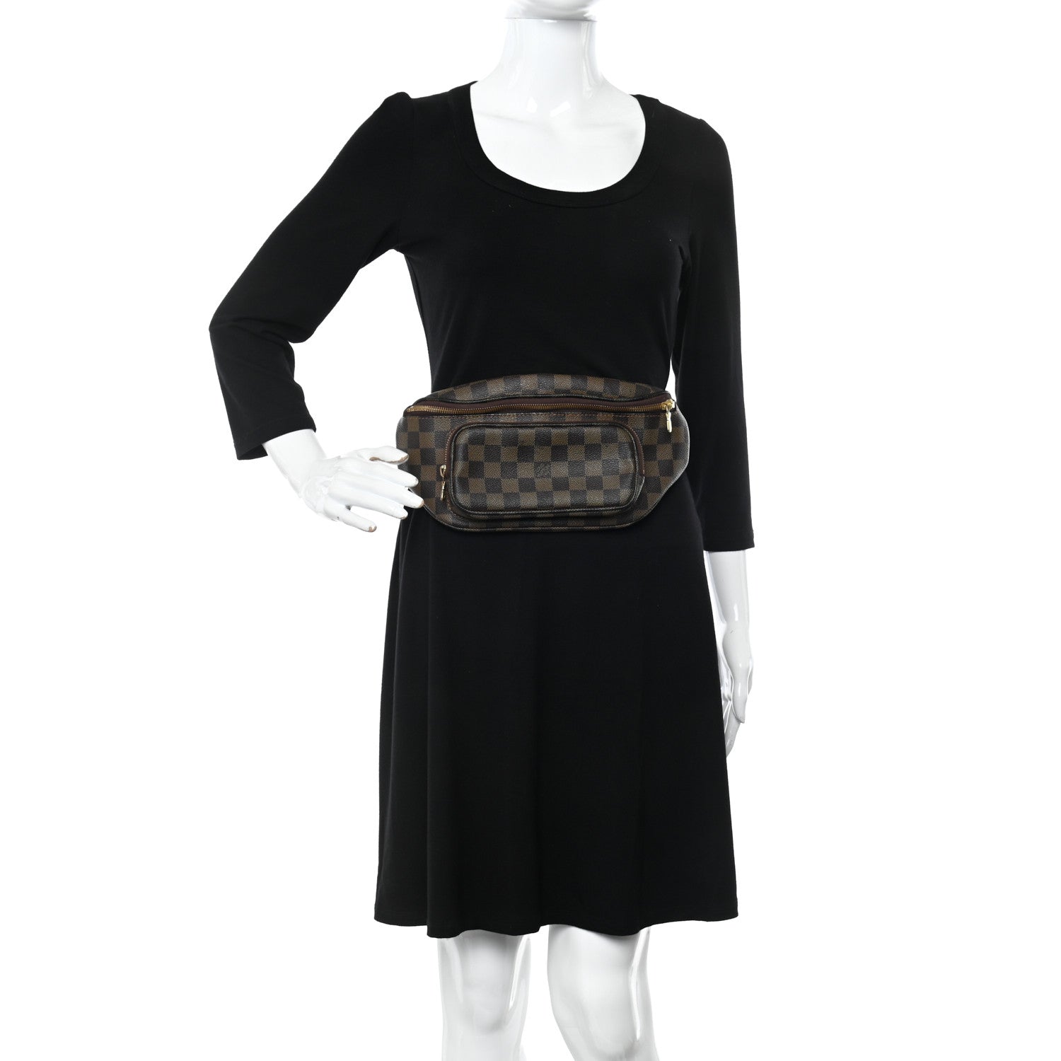 Louis Vuitton Damier Ebene Melville Bum Bag 2 of 10