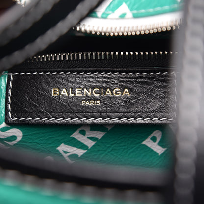 Balenciaga Agneau Arena Paris Print S Bazar Shopper Tote 6 of 11