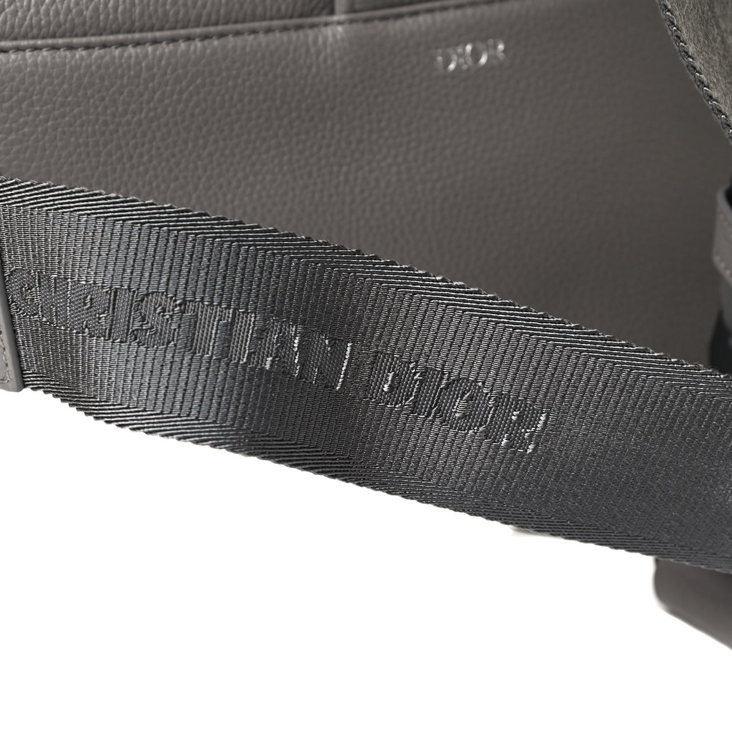 Calfskin Mens Saddle Bag Grey