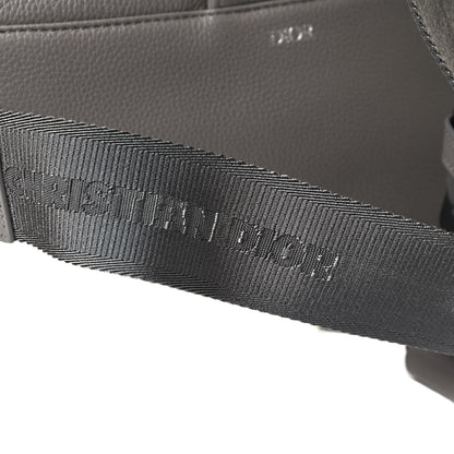 Christian Dior Calfskin Mens Saddle Bag Grey 10 of 15