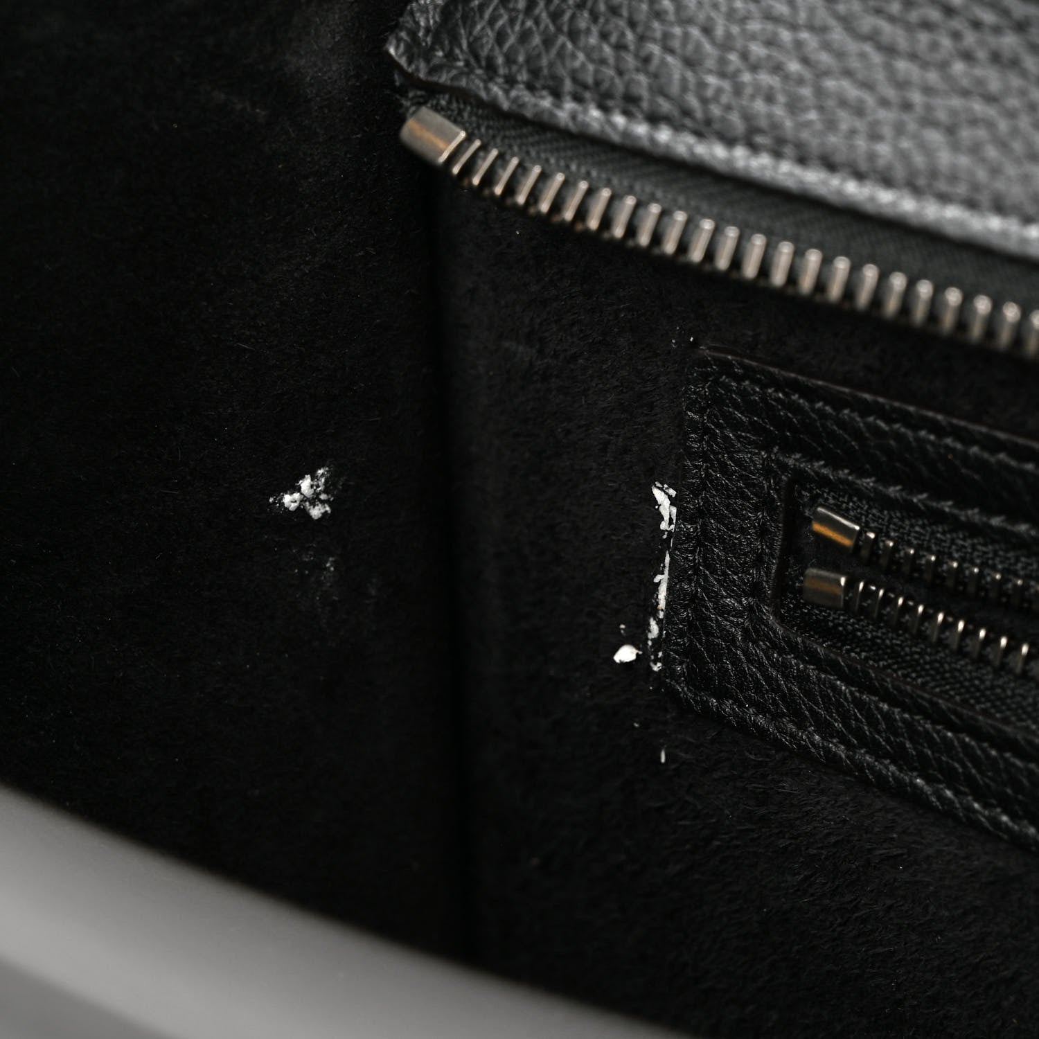 Celine Drummed Calfskin Mini Luggage Black 13 of 13