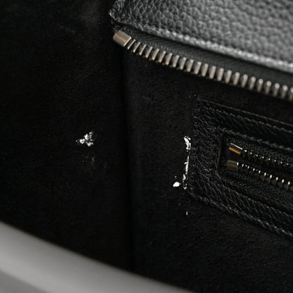 Celine Drummed Calfskin Mini Luggage Black 13 of 13