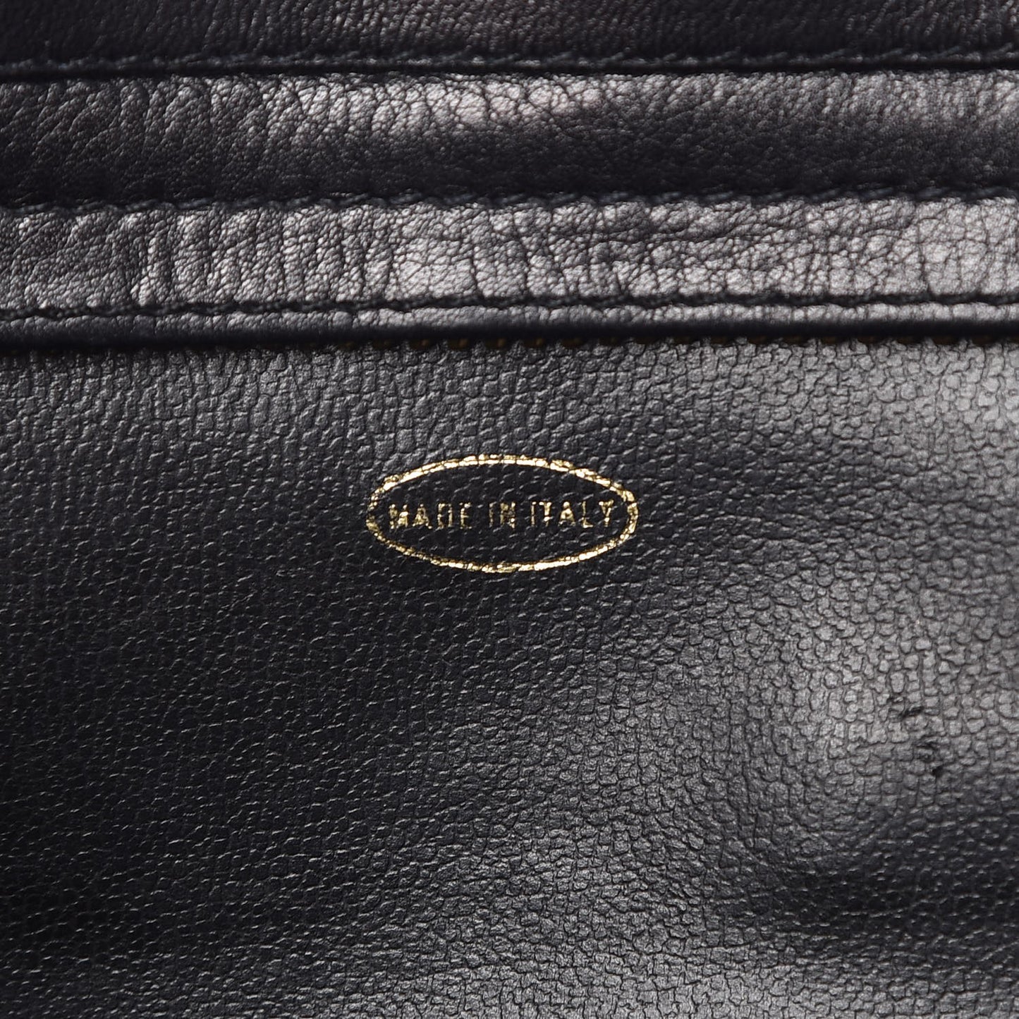 Lambskin Quilted Shoulder Bag Black
