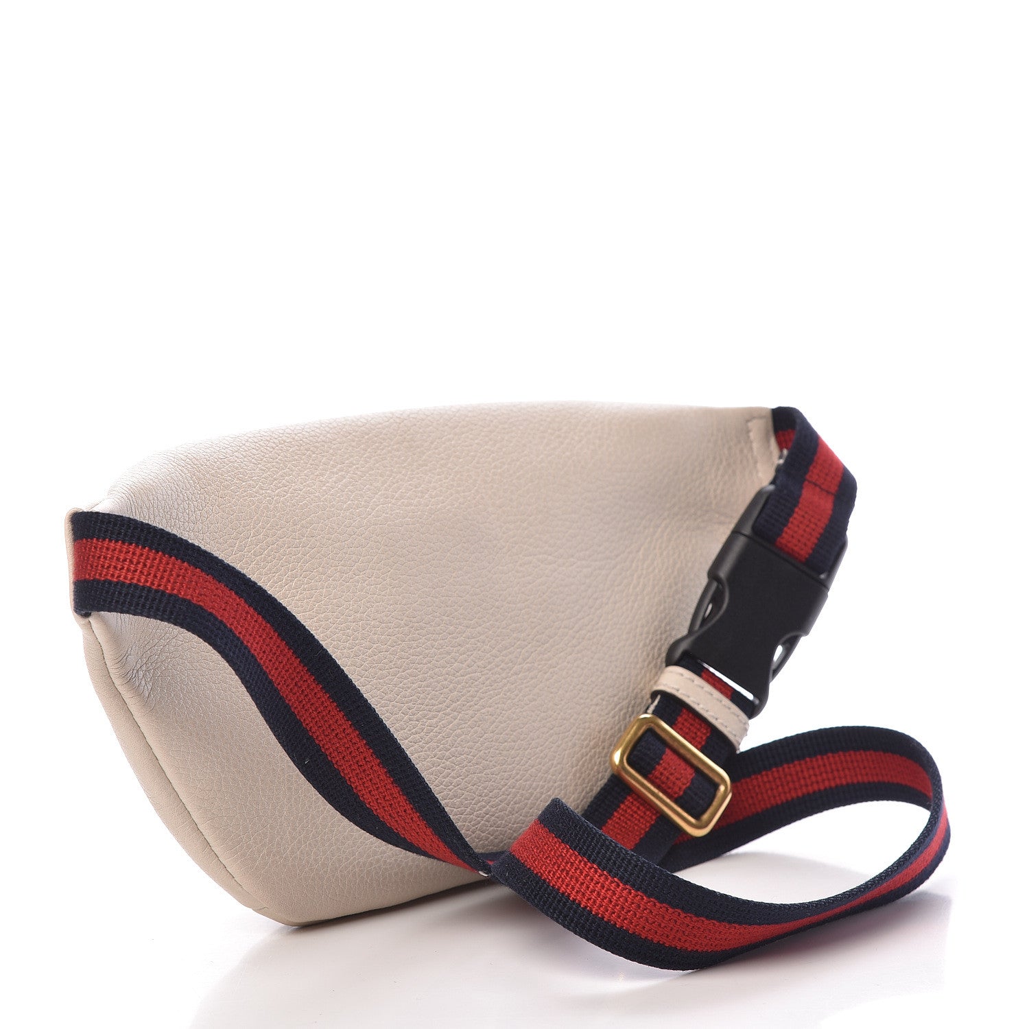 Gucci Grained Calfskin Small Logo Belt Bag White 3 of 12