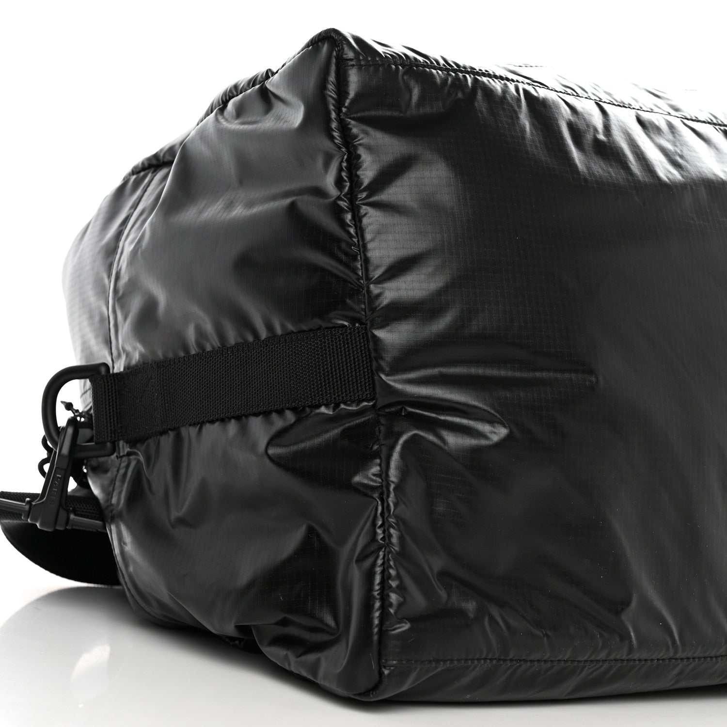 Saint Laurent Nylon Nuxx Ripstop Duffle Black White 8 of 11