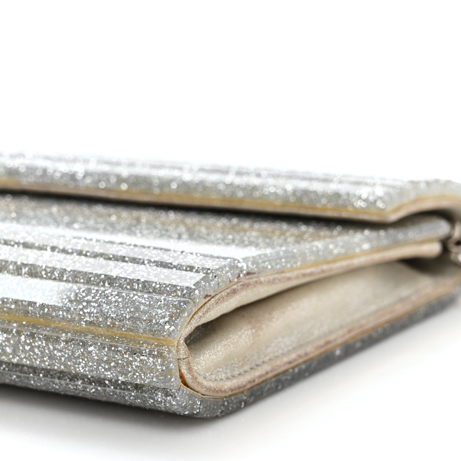 Jimmy Choo Acrylic Glitter Candy Clutch Silver 11 of 13