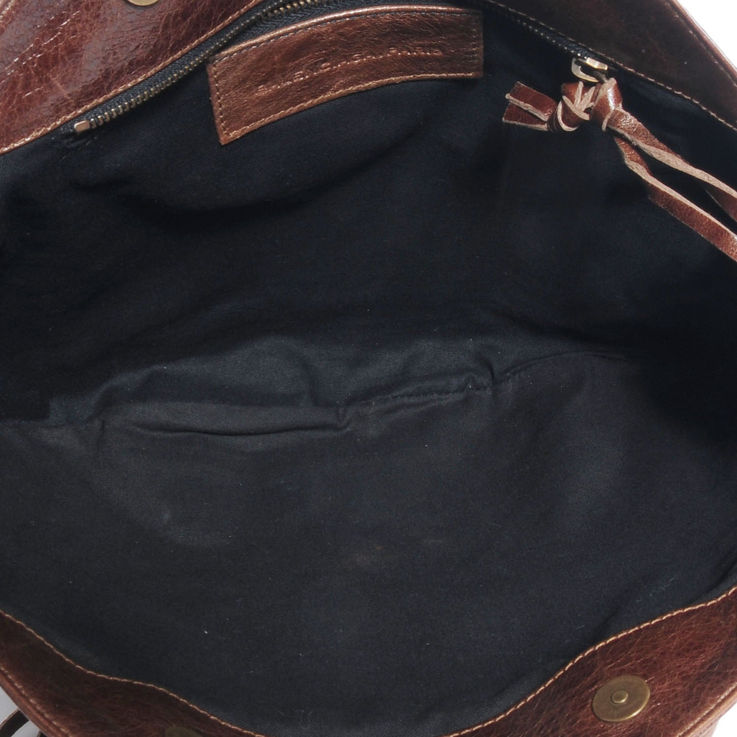 Balenciaga Chevre Oval Clutch Truffle 5 of 10