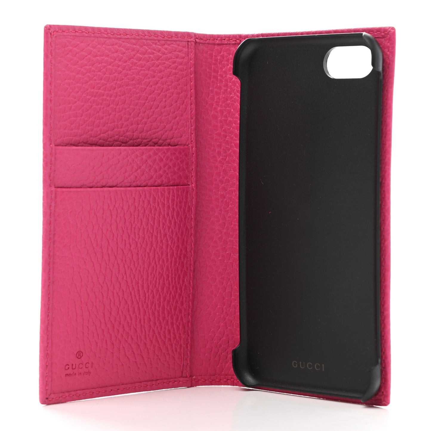 Pebbled Calfskin GG Marmont iPhone 7/8 Case Pink