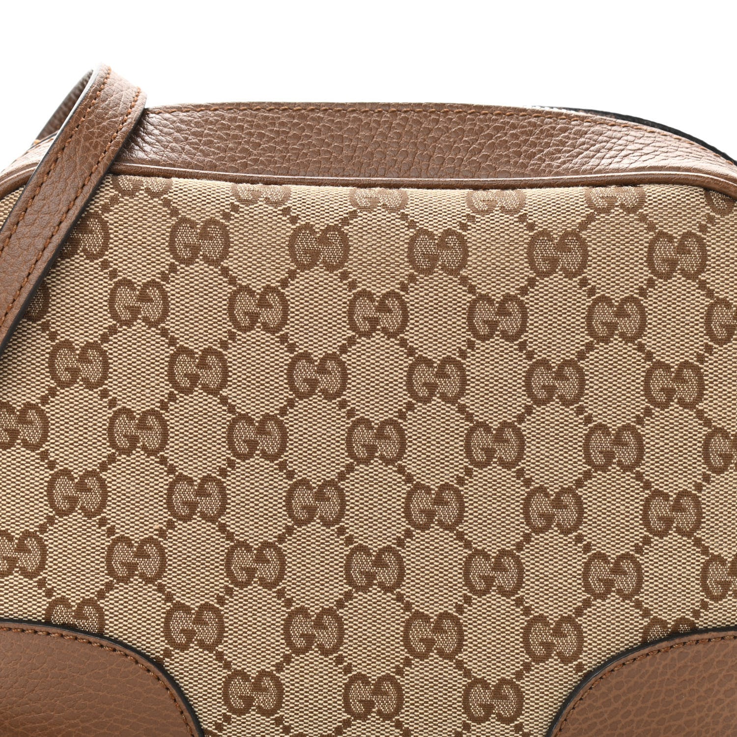 Gucci Monogram Mini Bree Messenger Bag Beige Tabacco 8 of 11