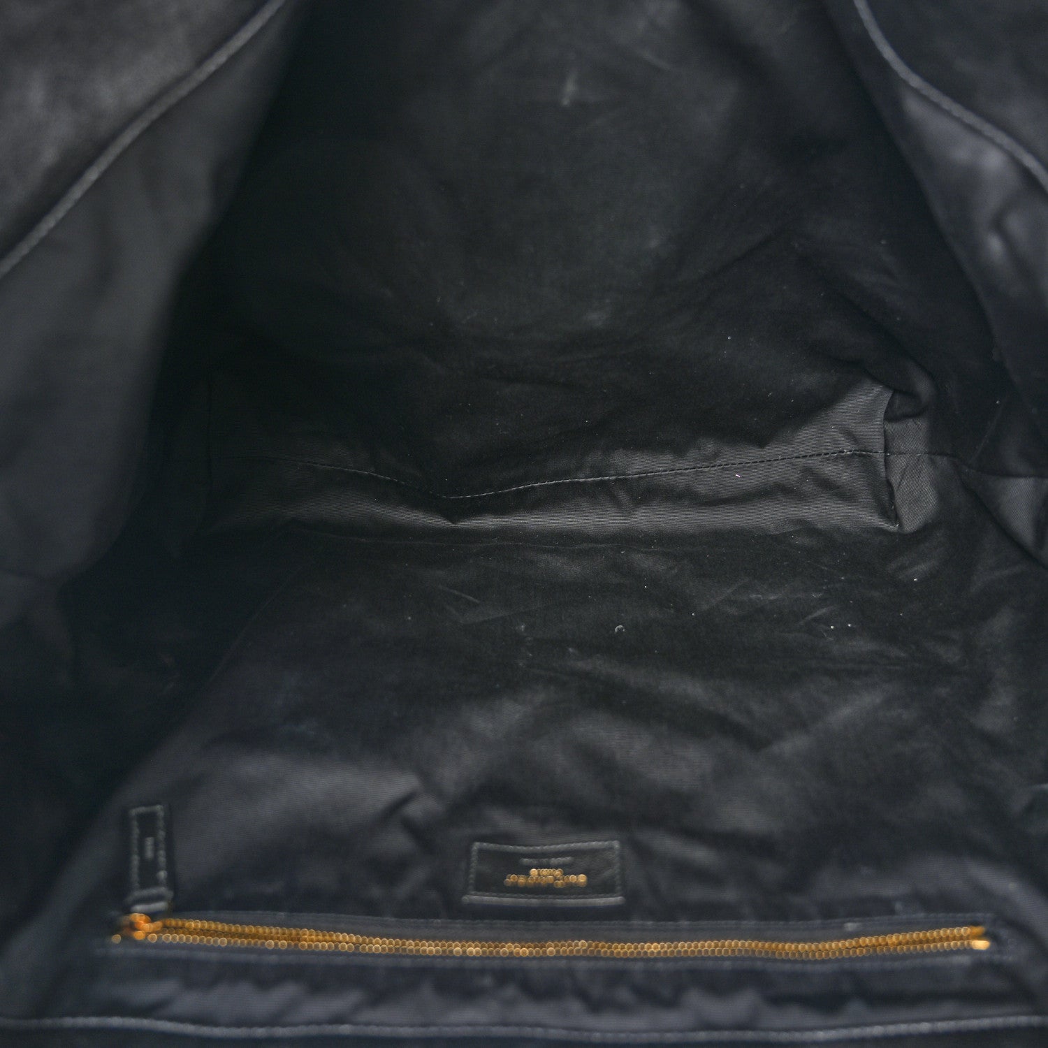 Saint Laurent Lambskin Quilted Maxi Icare Shopping Tote Black 6 of 15