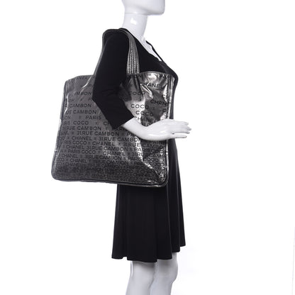 Chanel Coated Canvas Unlimited Large Tote Argent Fonce 2 of 10