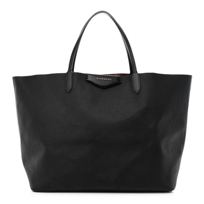 Givenchy Coated Canvas Peacock Print Small Antigona Tote Black 1 of 13