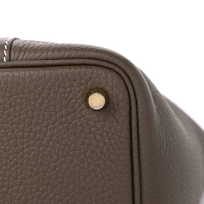 Hermes Taurillon Clemence Picotin Lock 18 PM Etoupe 10 of 10