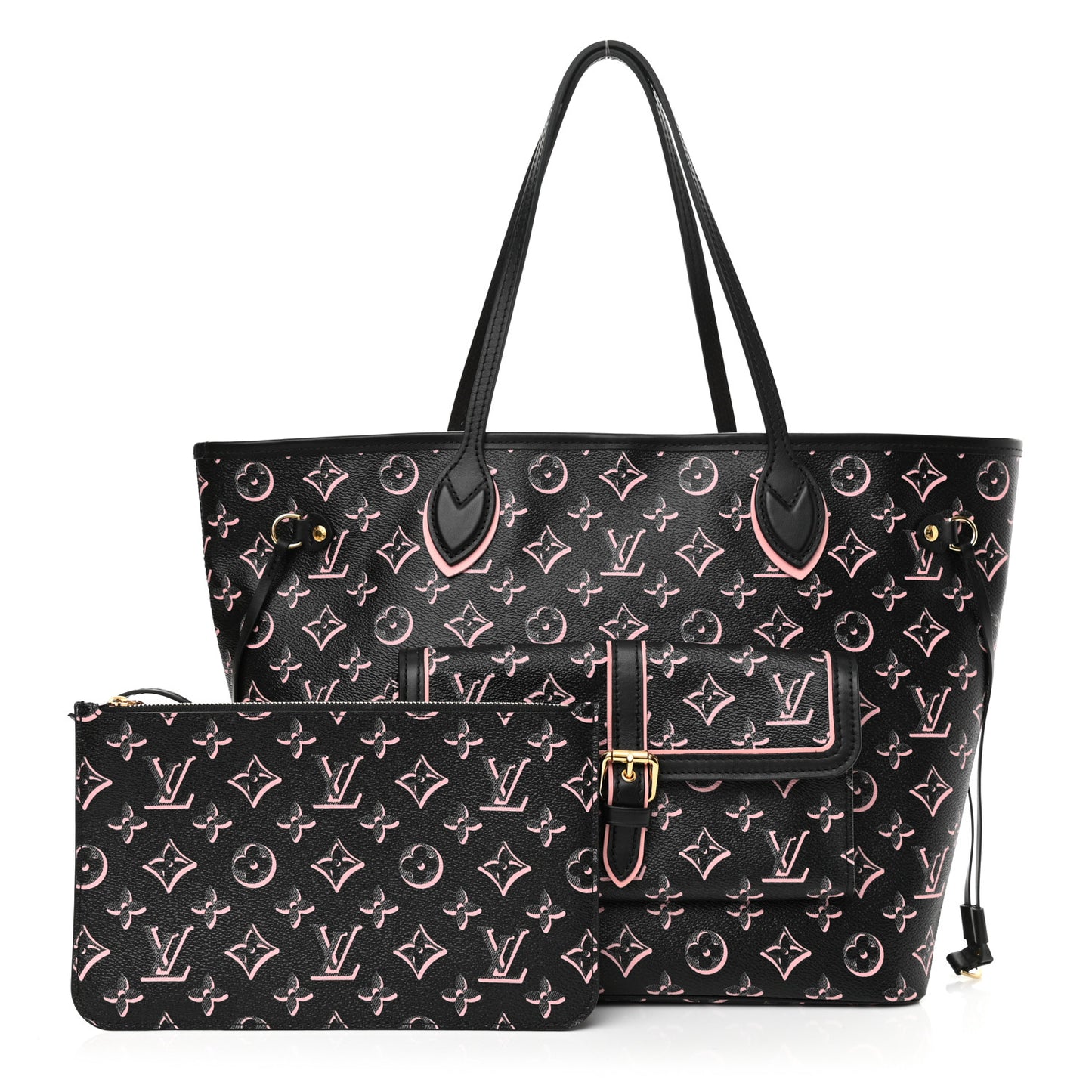 Monogram Fall For You Neverfull MM Black