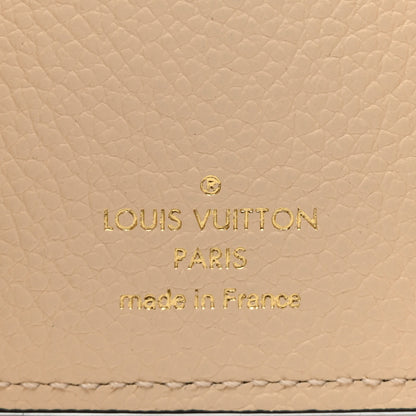 Louis Vuitton Empreinte Monogram Giant Victorine Wallet Creme Bois De Rose 6 of 6