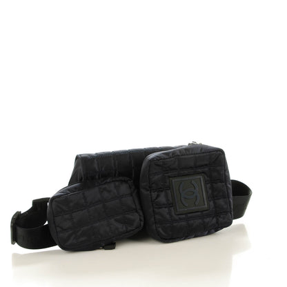 Chanel Nylon Quilted Sport Waist Bag Navy 3 of 6