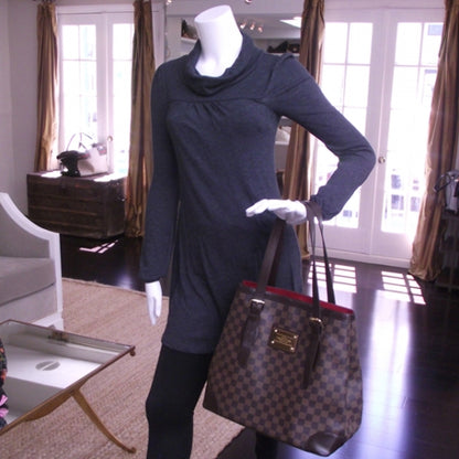 Louis Vuitton Damier Ebene Hampstead GM 2 of 9