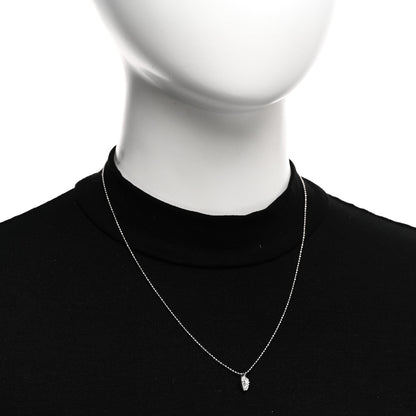 Anita Ko 18K White Gold Diamond Small Leaf Pendant Necklace 2 of 5
