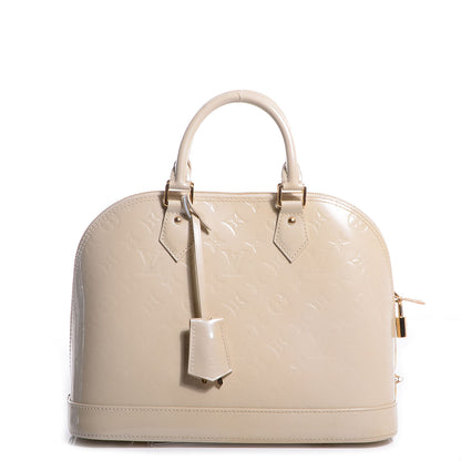 Louis Vuitton Vernis Alma PM Blanc Corail 1 of 8