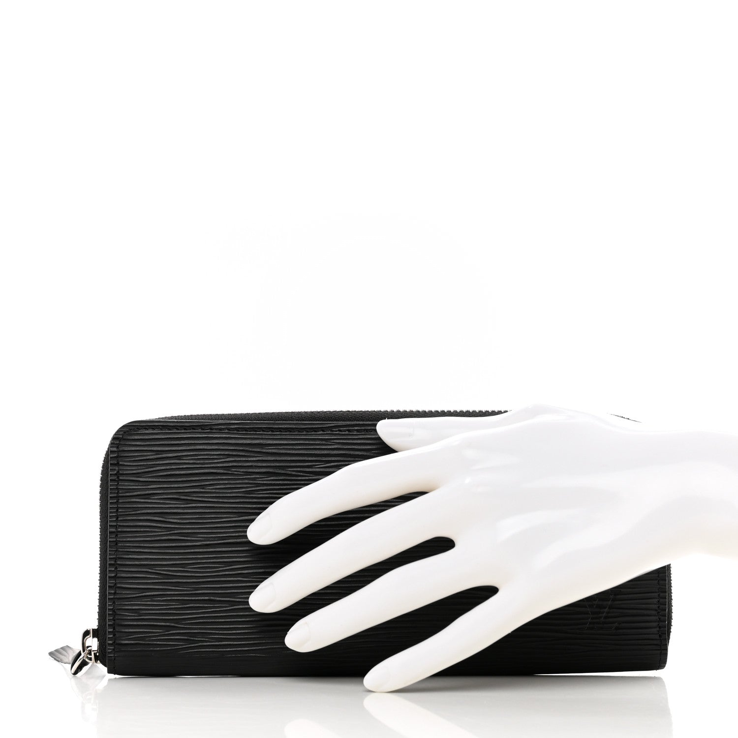Louis Vuitton Epi Clemence Wallet Black 2 of 7