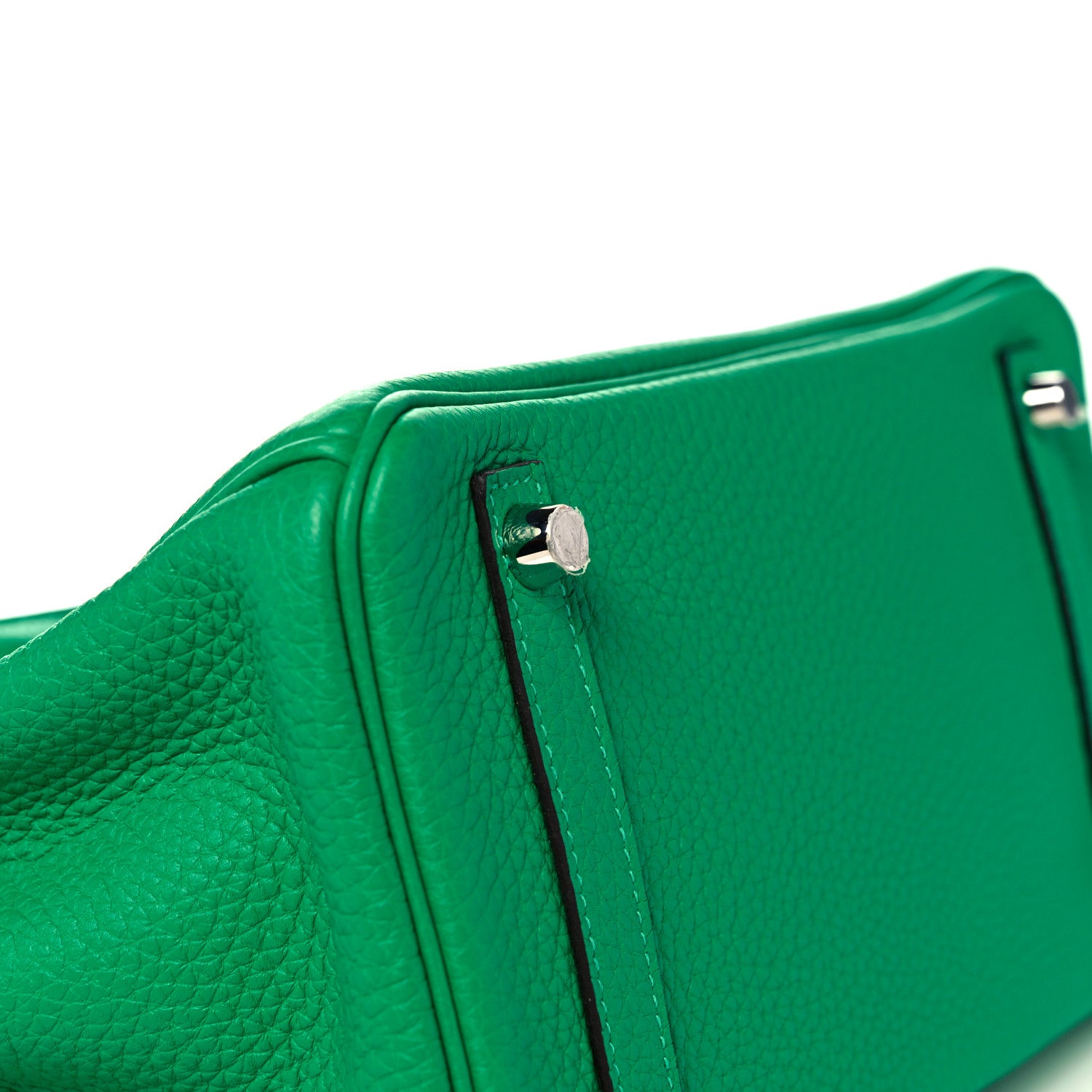 Hermes Togo Verso Birkin 25 Menthe Vert Bosphore 9 of 34
