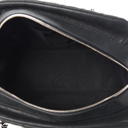 Chanel Iridescent Calfskin Chic Quilt Bowling Bag Black 5 of 11