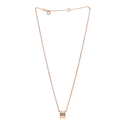 Bulgari 18K Rose Gold B.Zero1 Pendant Necklace 3 of 6