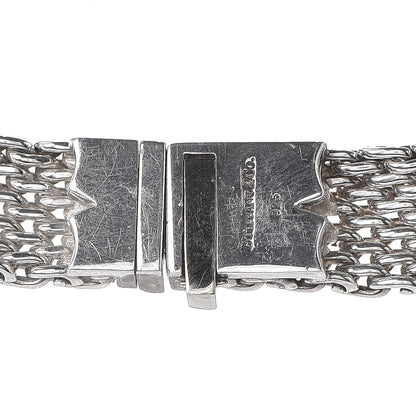 Tiffany Sterling Silver Somerset Mesh Necklace 4 of 5