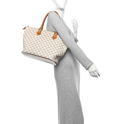 Louis Vuitton Damier Azur Saleya MM 3 of 27