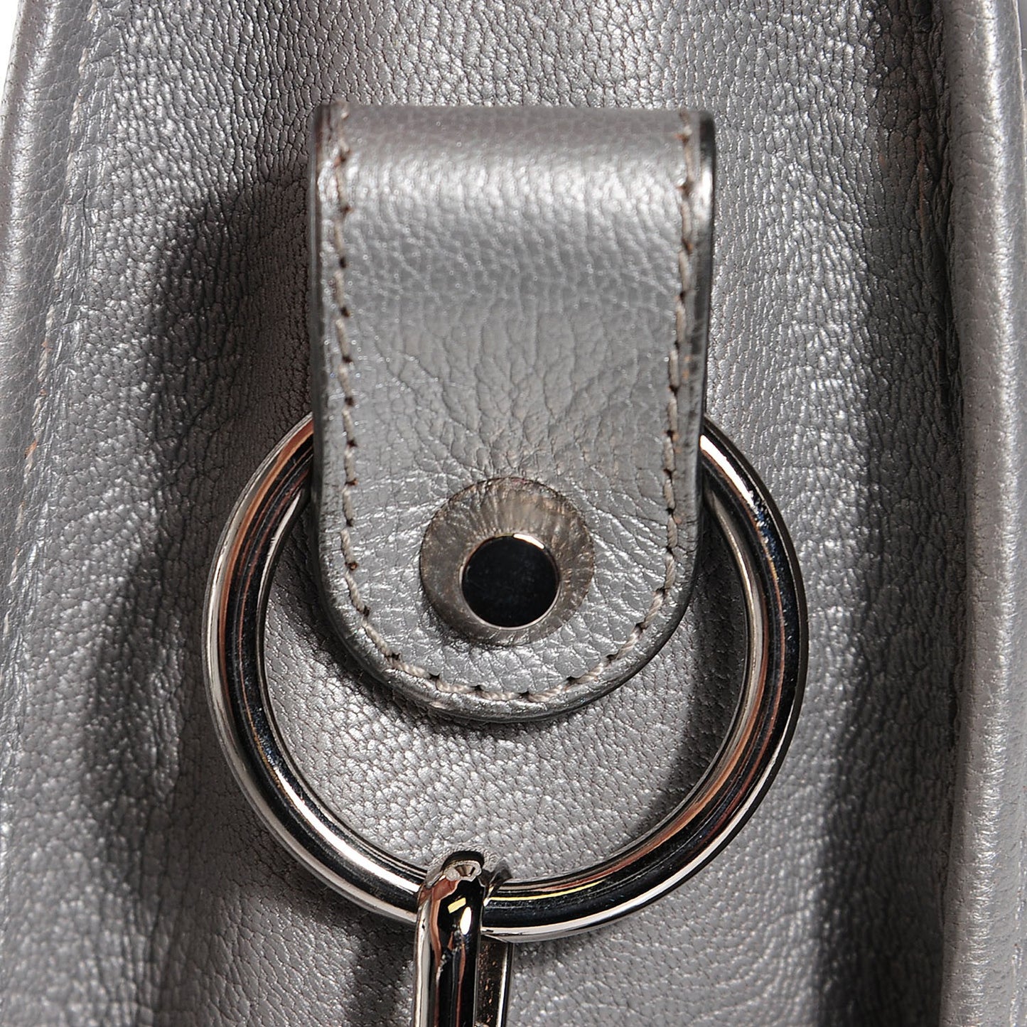 Pearlescent Goatskin Classic Palladium Hardware City Gris Gris Light