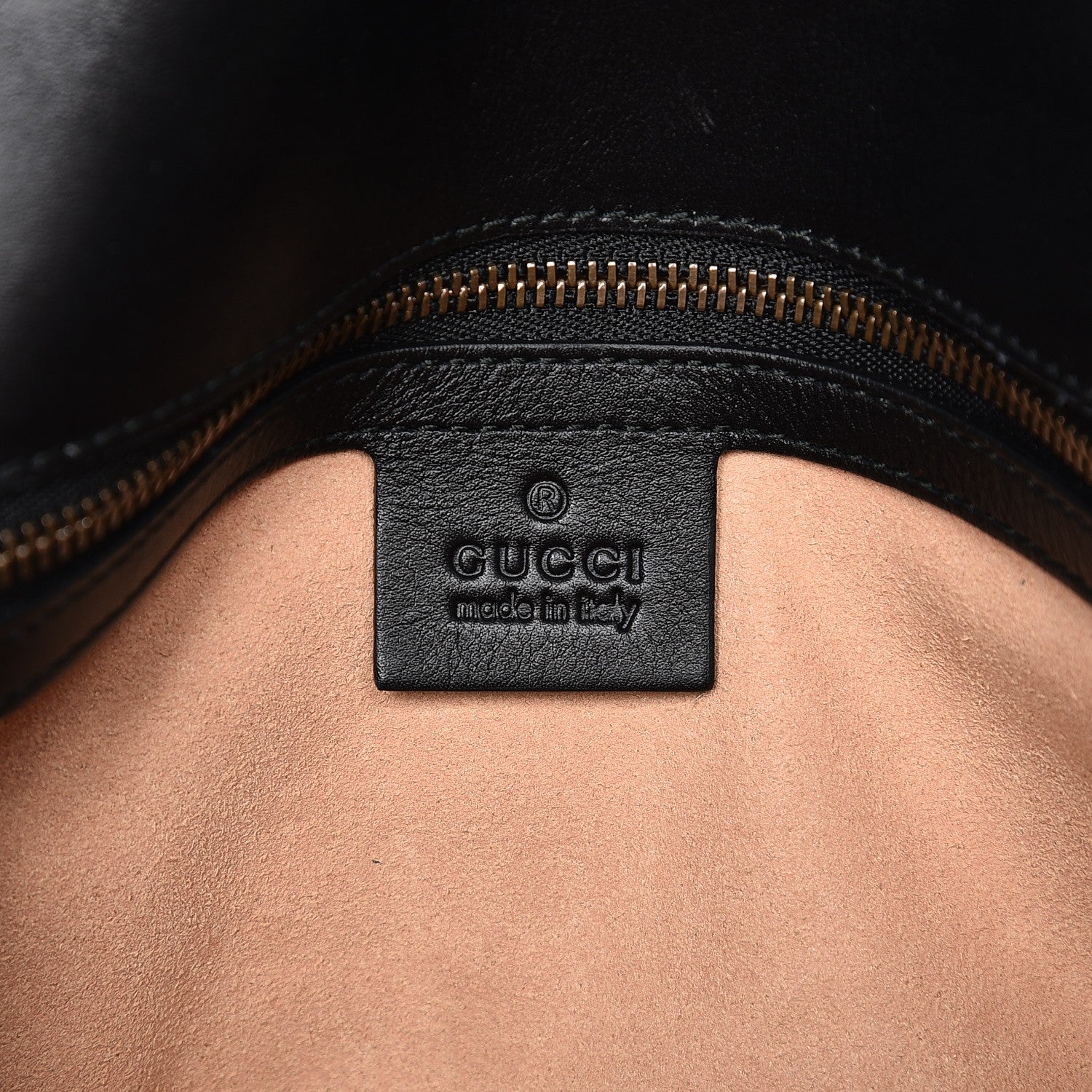 Gucci Calfskin Matelasse Small GG Marmont Shoulder Bag Black 6 of 14