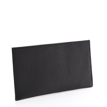 Louis Vuitton Calfskin Felicie Chain Wallet Card Holder Insert Black 2 of 5