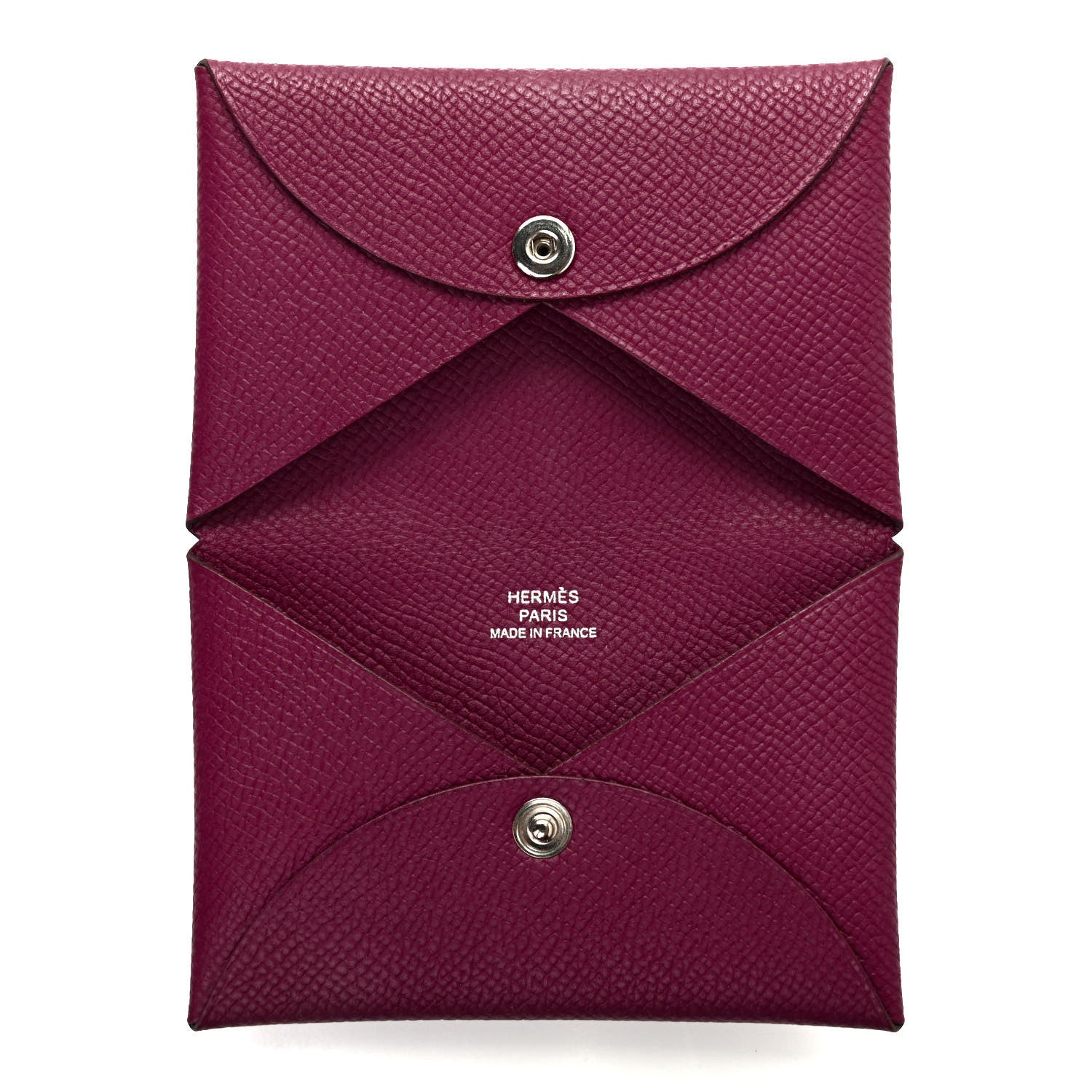 Hermes Epsom Calvi Card Case Tosca 5 of 7