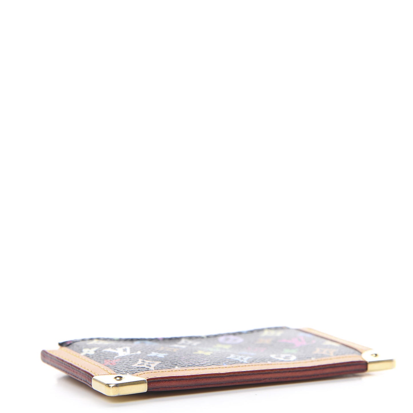 Monogram Multicolor Key Pouch Black