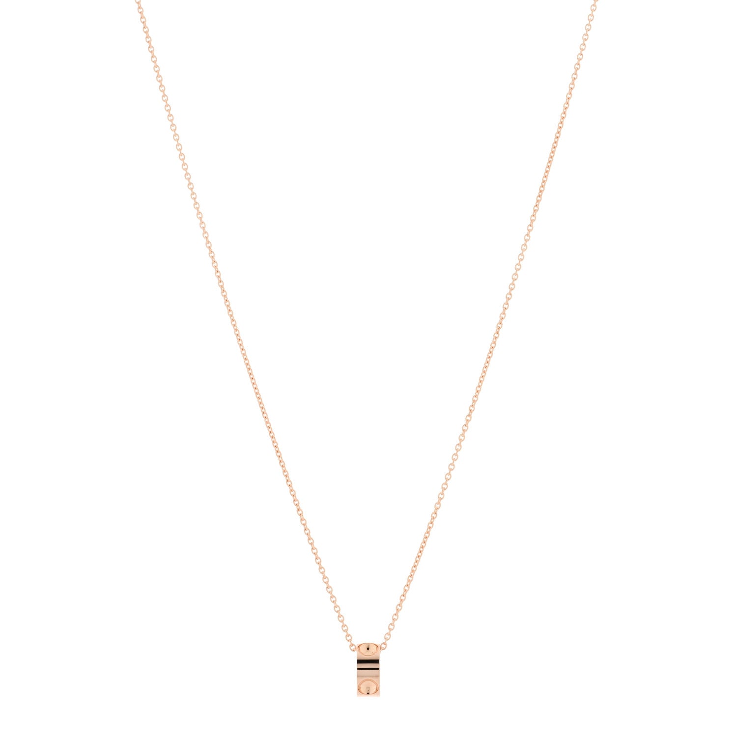 Louis Vuitton 18K Pink Gold Empreinte Pendant Necklace 1 of 5