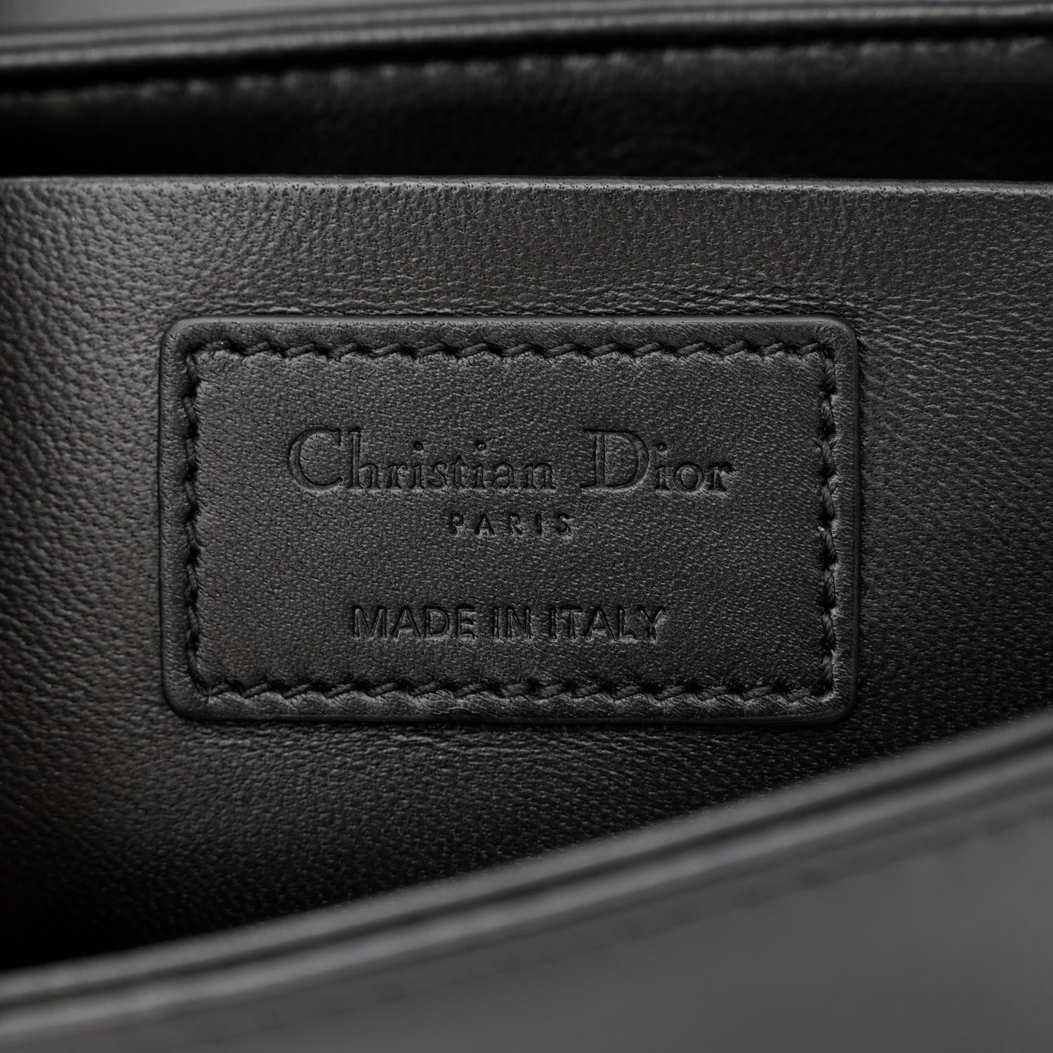 Christian Dior Lambskin Maxi Cannage Small 30 Montaigne Chain Top Handle Bag Black 6 of 11