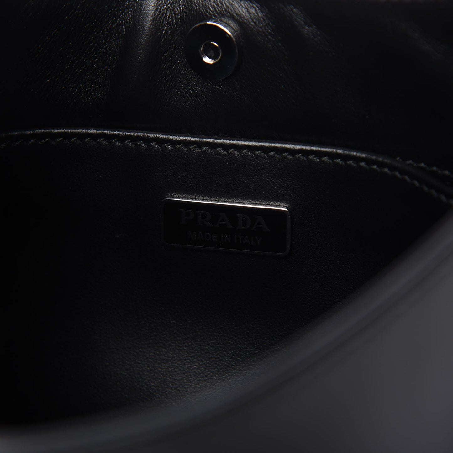 Spazzolato Cleo Shoulder Bag Black