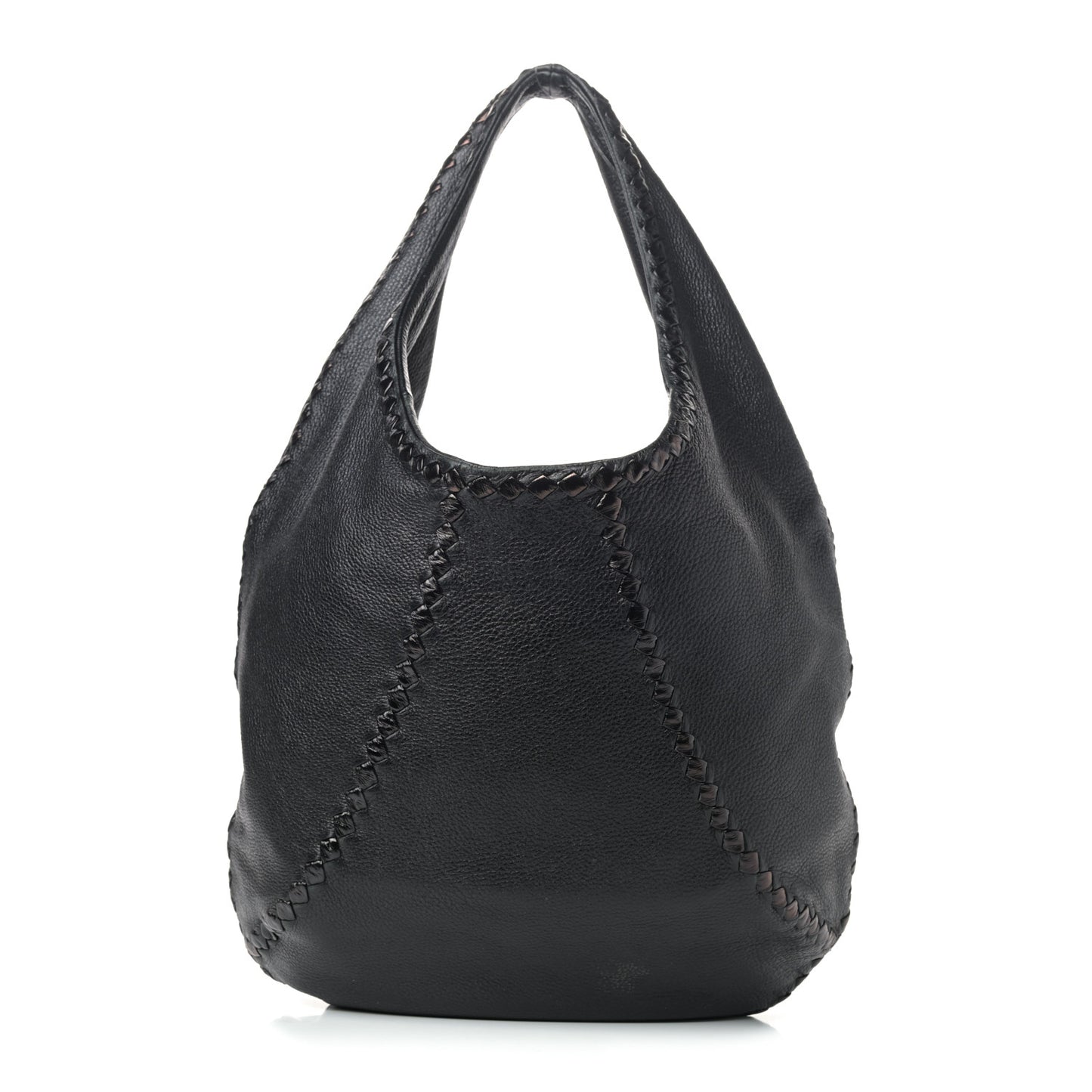 Cervo Deerskin Large Hobo Black