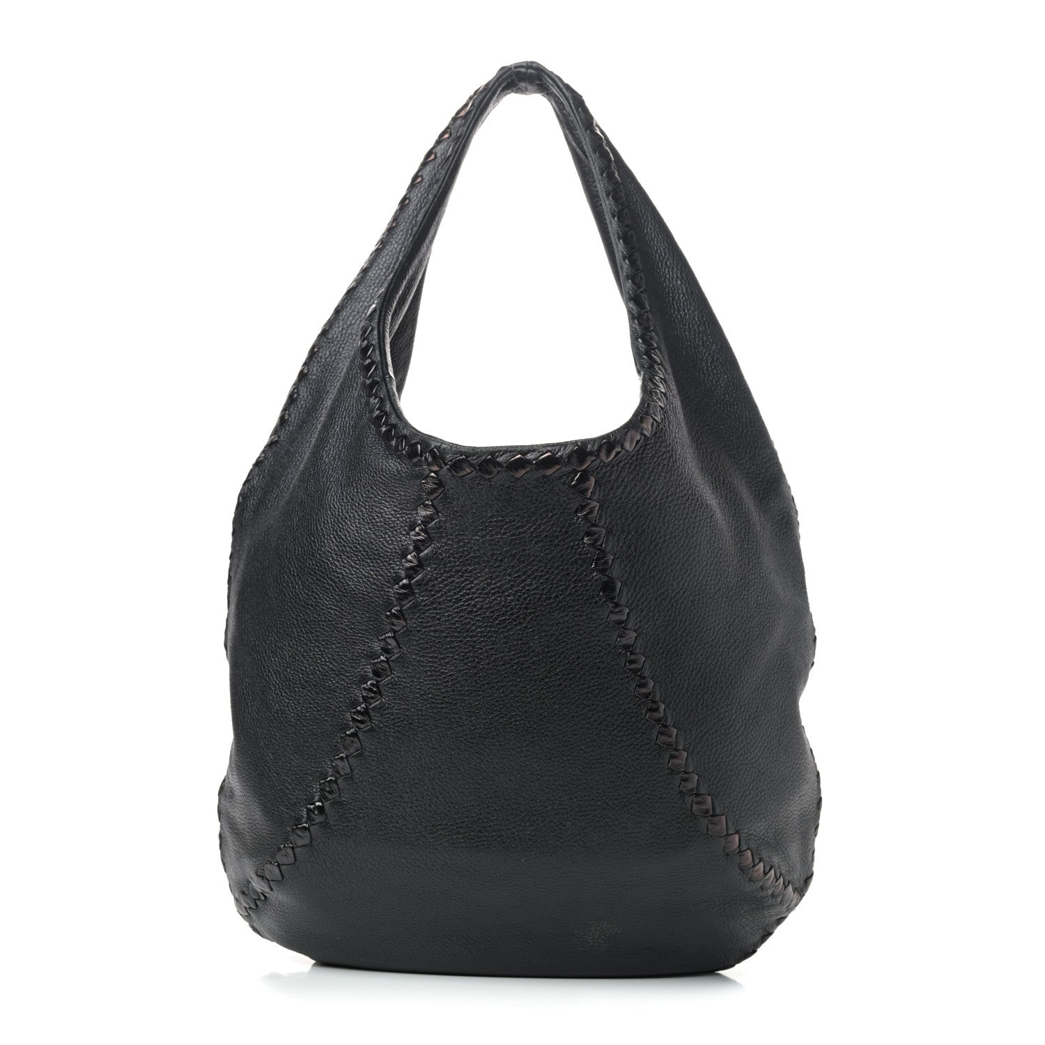 Bottega Veneta Cervo Deerskin Large Hobo Black 1 of 11