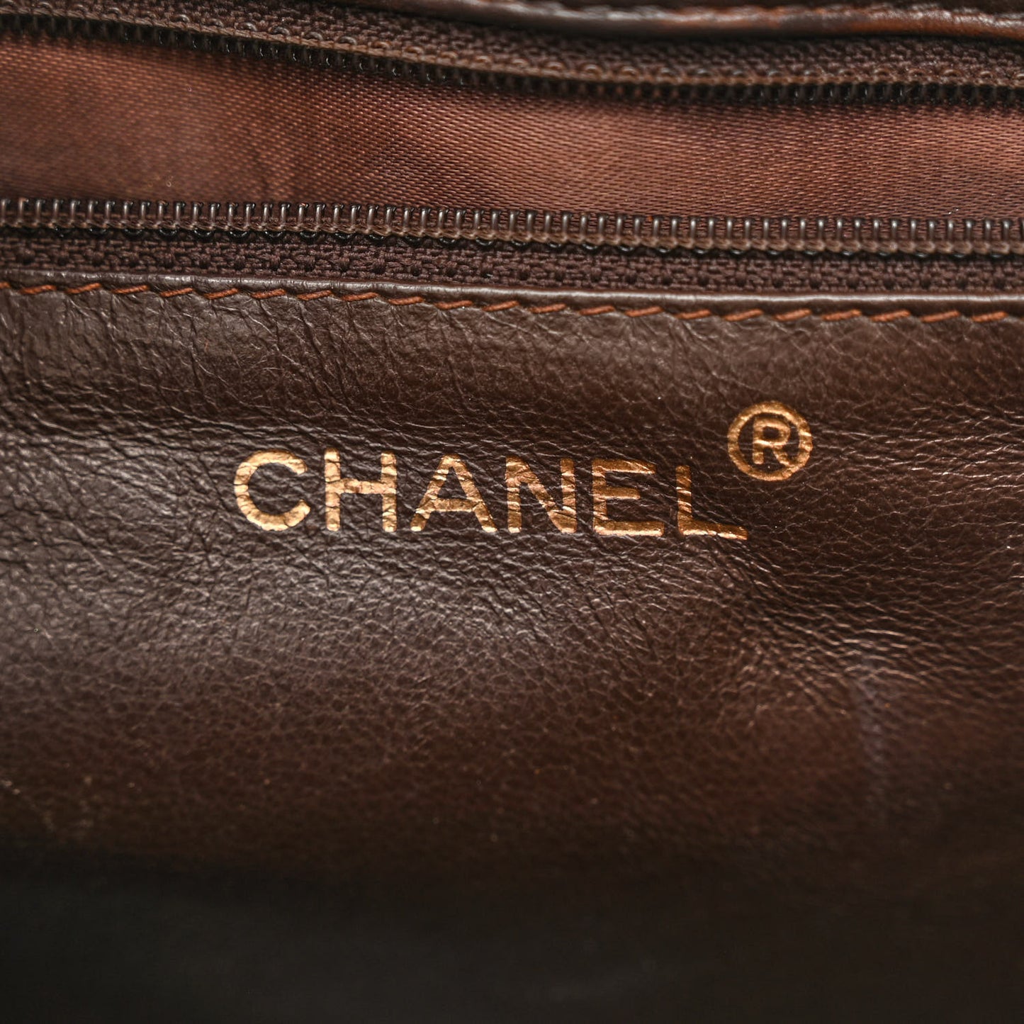 Lambskin CC Tortoise Top Handle Tote Brown