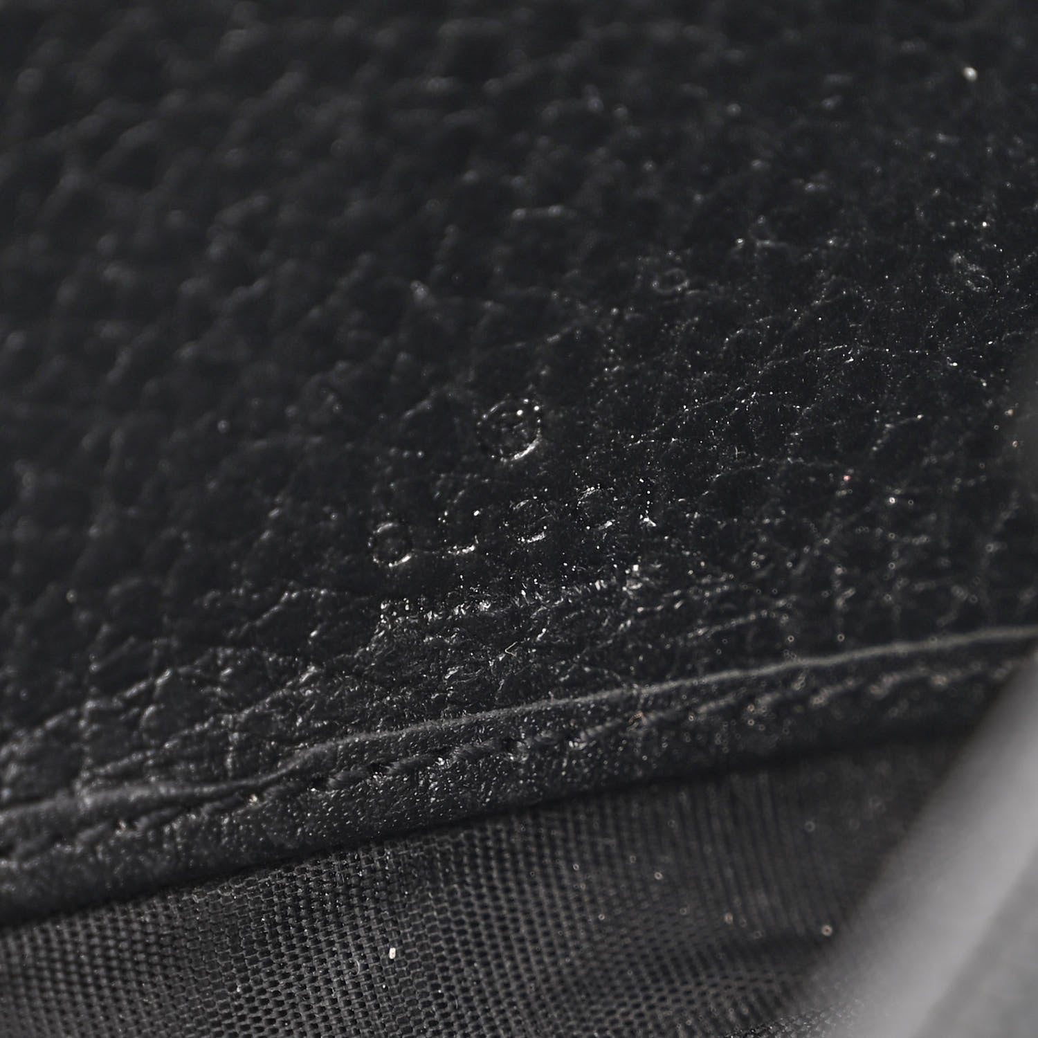 Gucci Dollar Calfskin GG Supreme Monogram Petite GG Marmont Wallet Chain Bag Black Beige Ebony 6 of 11