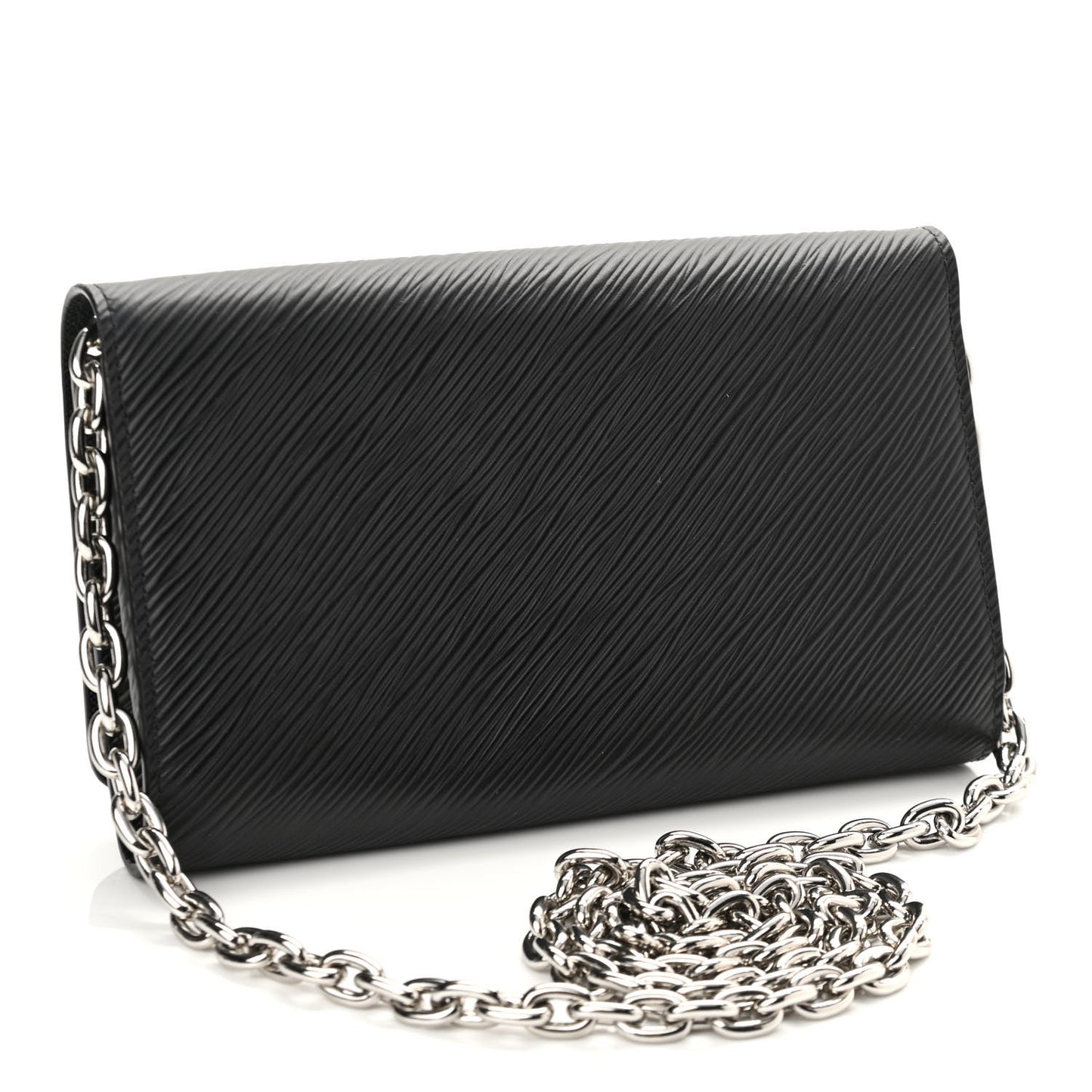 Epi Twist Chain Wallet Black