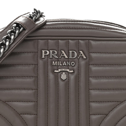 Prada Soft Calfskin Diagramme Camera Bag Bambu 7 of 9