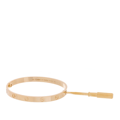 Cartier 18K Yellow Gold LOVE Bracelet 19 4 of 5